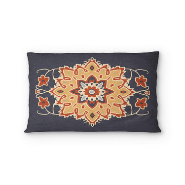 Baldwin Navy & Red Standard - cotton - White Backing