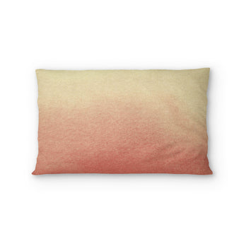 Kieran Watercolor Peach Ombre Standard - cotton - White Backing