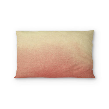 Kieran Watercolor Peach Ombre Standard - cotton - White Backing