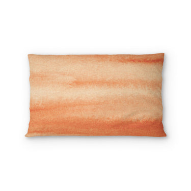 Ophelia Watercolor Peach Balayage Standard - cotton - White Backing