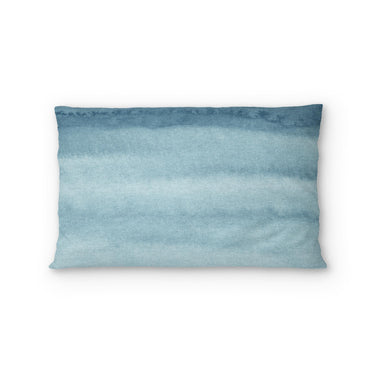 Jacinda Watercolor Blue Ombre Standard - cotton - White Backing