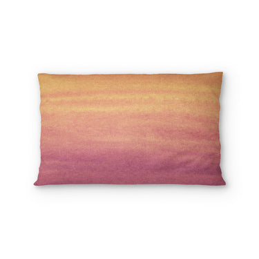 Imogen Watercolor Orange & Purple Ombre Standard - cotton - White Backing