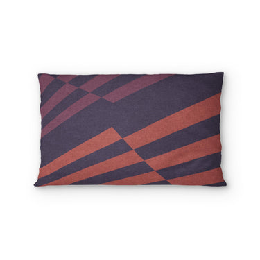 Prisma Purple & Coral Standard - cotton - White Backing