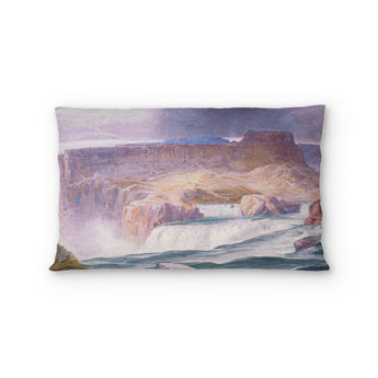 Shoshone Falls of the Great Idaho Snake River by Thomas Moran Standard - cotton - White Backing