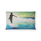 Hawaii Surfer by Charles Bartlett Standard - cotton - White Backing