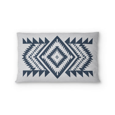 Reyno Navy & Stone Standard - cotton - White Backing