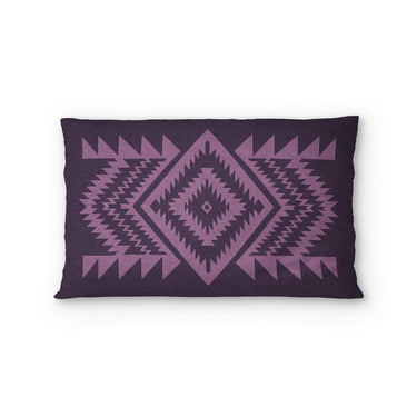 Reyno Lilac & Eggplant Standard - cotton - White Backing