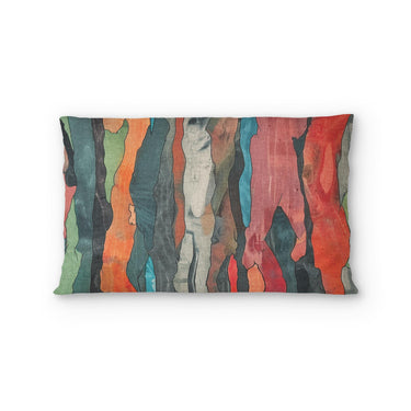 Rainbow Eucalyptus Standard - cotton - White Backing