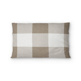 Buffalo Plaid Light Cedar Brown Standard - cotton - White Backing