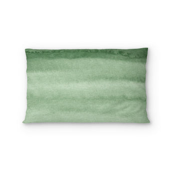 Jacinda Watercolor Green Ombre Standard - cotton - White Backing