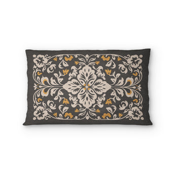Annette Vintage Black & Yellow Standard - cotton - White Backing
