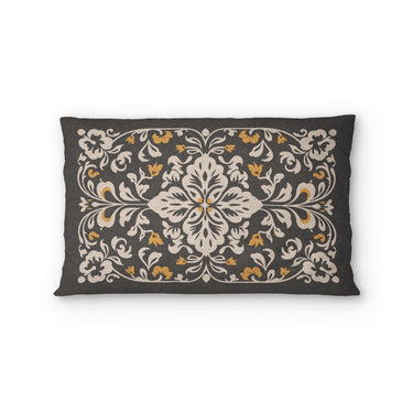 Annette Vintage Black & Yellow Standard - cotton - White Backing