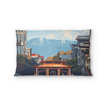 San Francisco Trolley Standard - cotton - White Backing