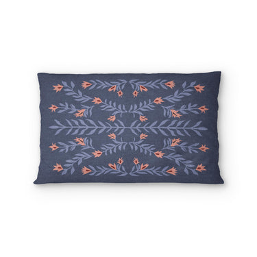 Flamingo Friends Navy Standard - cotton - White Backing