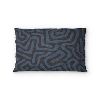Kiva Slate Blue Standard - cotton - White Backing
