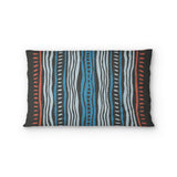 Delsin Blue & Black Standard - cotton - White Backing