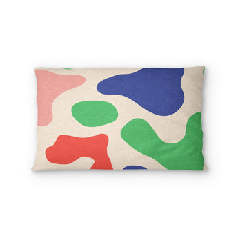 Cosimo Blue Green Red Standard - cotton - White Backing
