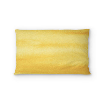 Ophelia Watercolor Yellow Balayage Standard - cotton - White Backing