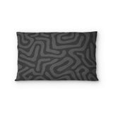 Kiva Charcoal Grey Standard - cotton - White Backing
