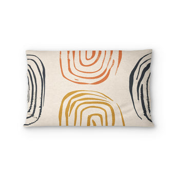 Horatio Ivory & Orange Standard - cotton - White Backing