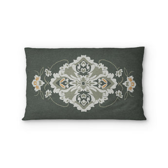Fenwick Green & Orange Standard - cotton - White Backing