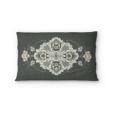 Fenwick Green & Orange Standard - cotton - White Backing