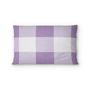 Buffalo Plaid Lilac Standard - cotton - White Backing