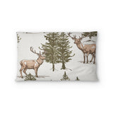 Forest Deer Standard - cotton - White Backing