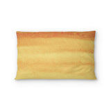 Jacinda Watercolor Fire Orange Ombre Standard - cotton - White Backing