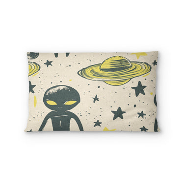 Space Aliens Standard - cotton - White Backing