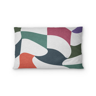 Twyla Checkered Multicolor Standard - cotton - White Backing