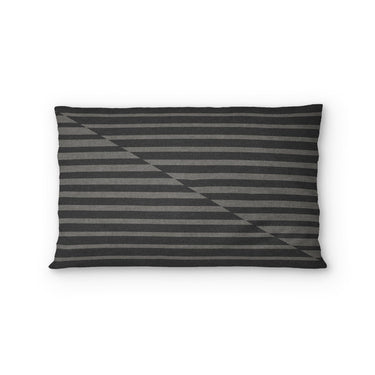 Euclid Black & Neutral Grey Standard - cotton - White Backing