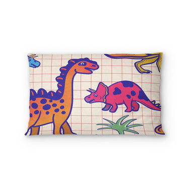 Doodle Dinos Standard - cotton - White Backing