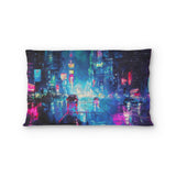 Dystopia Cityscape Standard - cotton - White Backing