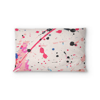 Kayla Paint Splatter Standard - cotton - White Backing