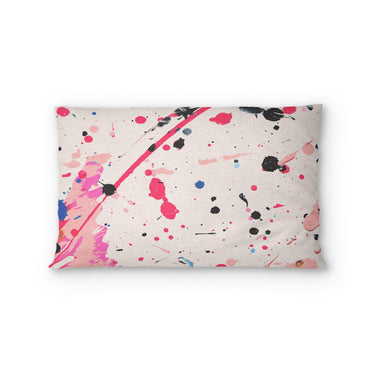 Kayla Paint Splatter Standard - cotton - White Backing