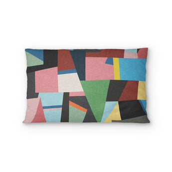 Baxter Blue Multicolor Standard - cotton - White Backing