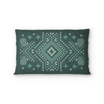 Durand Deep Turquoise Standard - cotton - White Backing