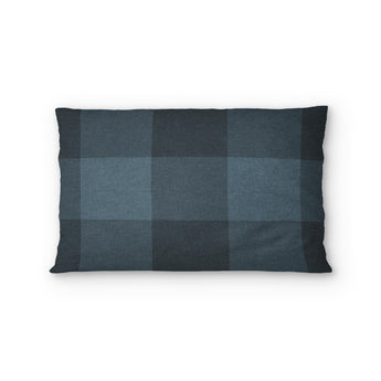 Buffalo Plaid Dark Navy Standard - cotton - White Backing