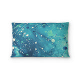 Sylvie Seafoam & Teal Standard - cotton - White Backing