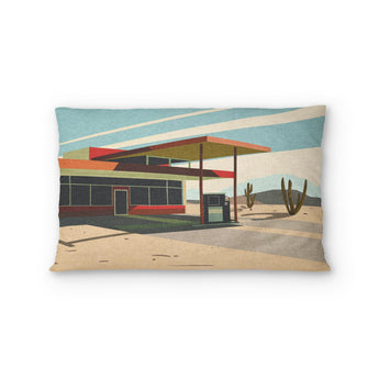 Desert Fill Station Standard - cotton - White Backing