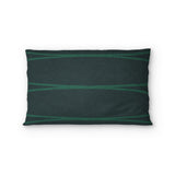 Kepler Navy & Teal Standard - cotton - White Backing