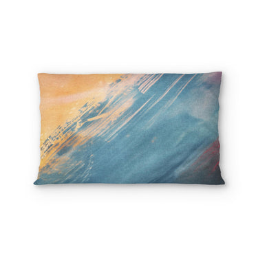 Eloise Blue & Pink Standard - cotton - White Backing