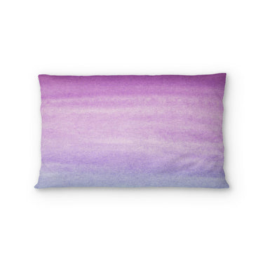 Imogen Watercolor Blue & Purple Ombre Standard - cotton - White Backing
