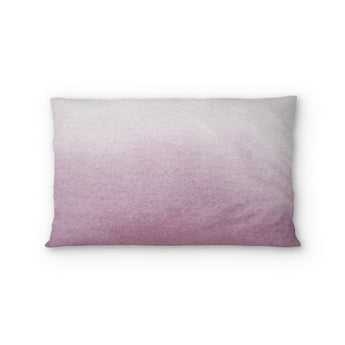Kieran Watercolor Mauve Ombre Standard - cotton - White Backing