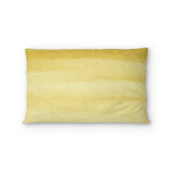 Jacinda Watercolor Yellow Ombre Standard - cotton - White Backing