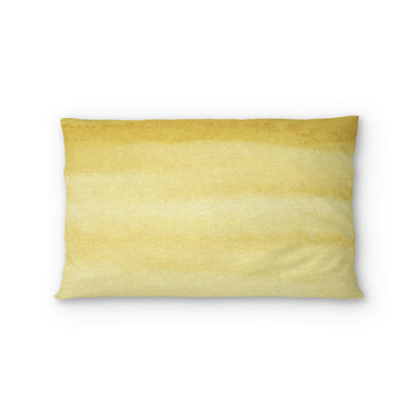Jacinda Watercolor Yellow Ombre Standard - cotton - White Backing