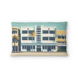 Art Deco Beach Standard - cotton - White Backing