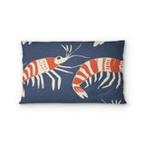 Tribal Prawns Standard - cotton - White Backing