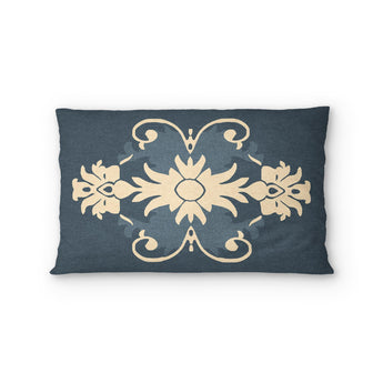Barnaby Navy Standard - cotton - White Backing